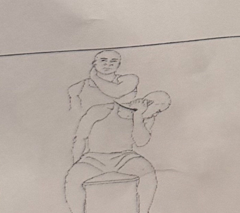 Posterior Scalene Stretch illustration