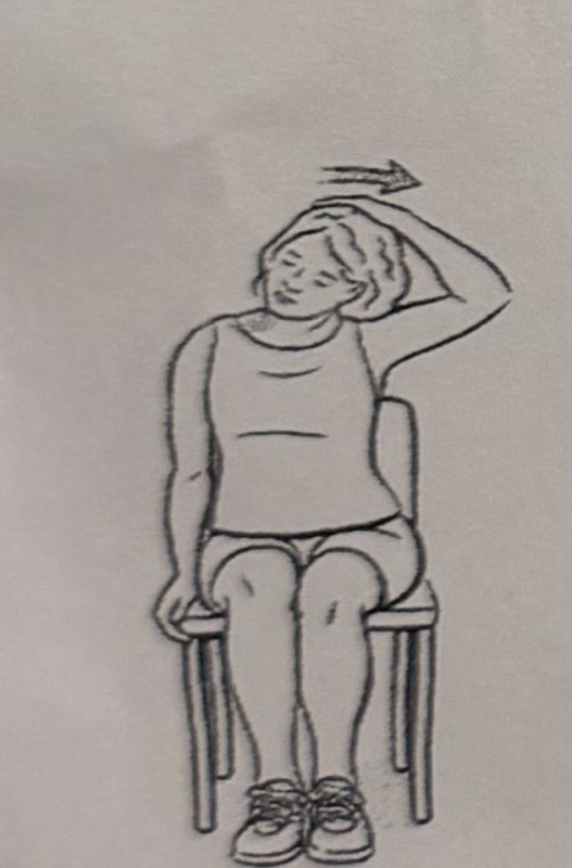 Upper Trapezius Stretch illustration